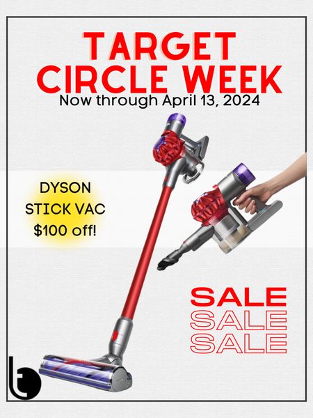 Dyson cordless vacuum is $100 off during Target Circle week!!! Such a good deal! 

#LTKxTarget