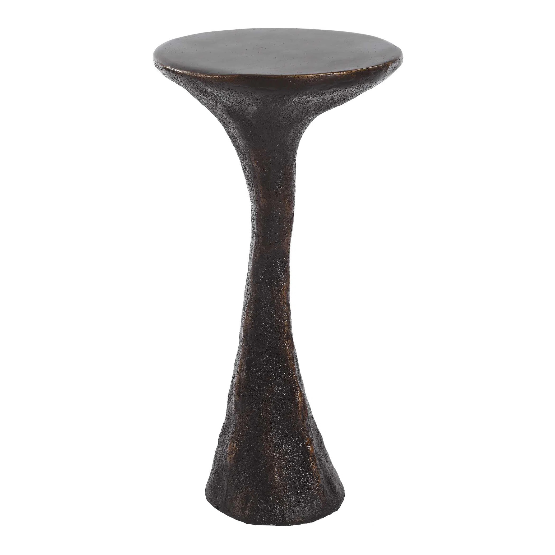 Uttermost Milan Outdoor Dark Bronze Drink Table | Perigold