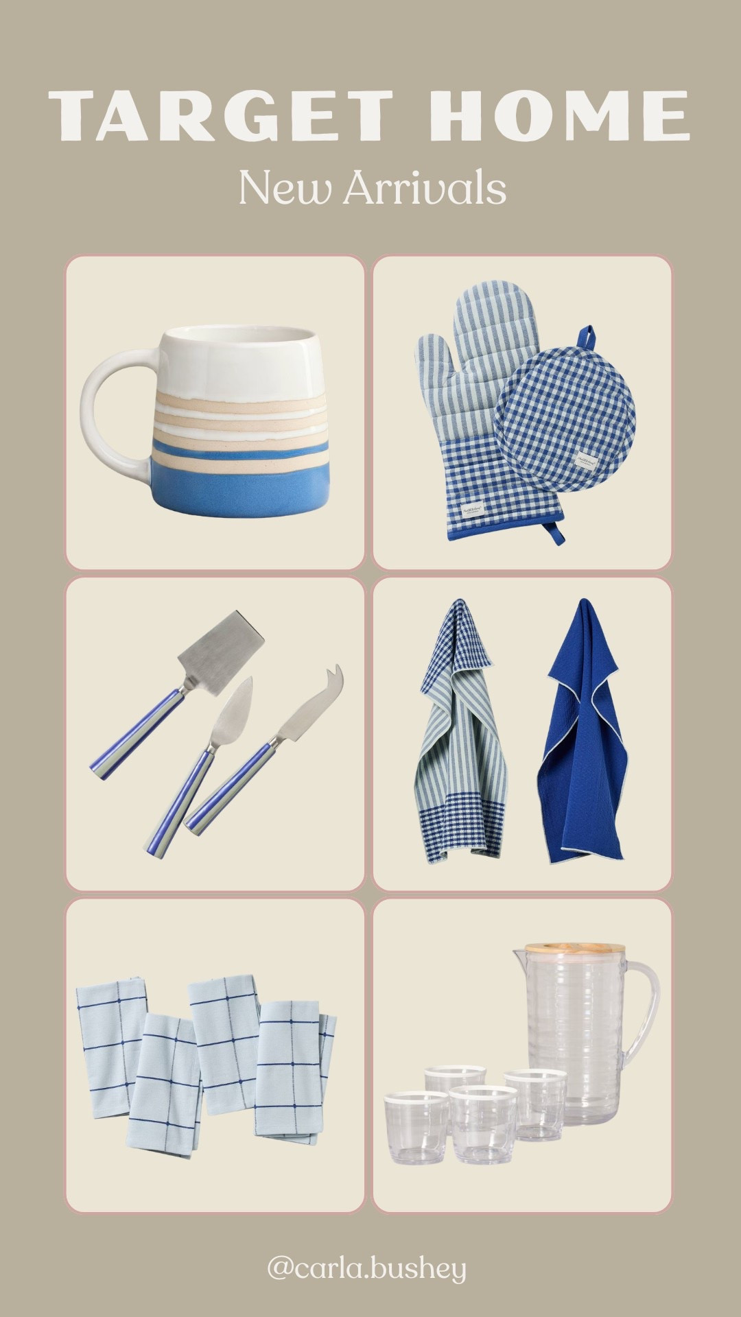 Target kitchen finds lately 🤍

the blue details are SO cute for summer🩵

linked everything for you 🫶



Summer home decor, kitchenware, cookware, mug, hosting, carla.bushey

#LTKHome #LTKSeasonal