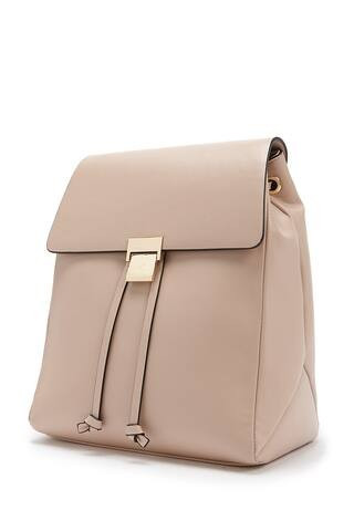 Faux Leather Drawstring Backpack | Forever 21 (US)