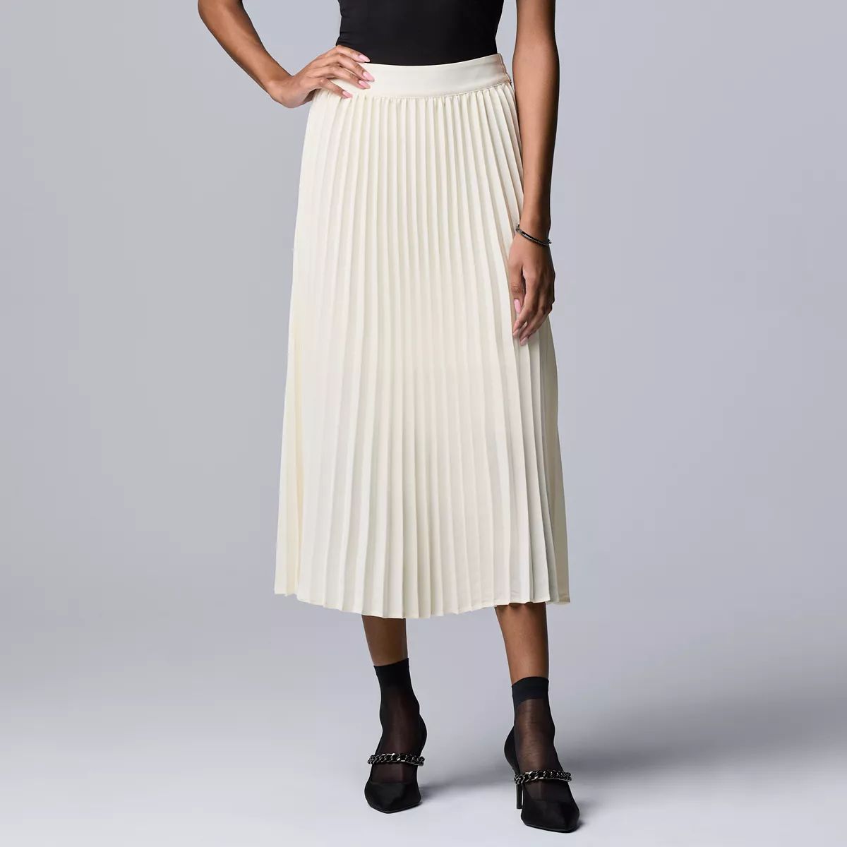 Women's Simply Vera Vera Wang Pleated Skirt | Kohl's