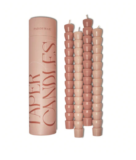 Paddywax Pink + Blush Taper Candles - 4 Pack | Ama La Vita