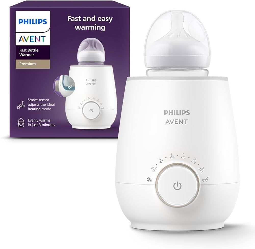 Philips Avent Premium Fast Bottle Warmer, with Smart Temperature Control, Water Bath Technology, ... | Amazon (US)