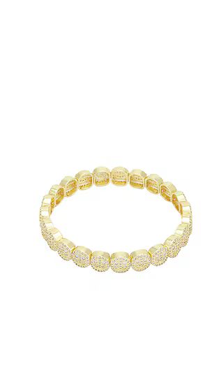 Happy Face Bracelet in Gold | Revolve Clothing (Global)