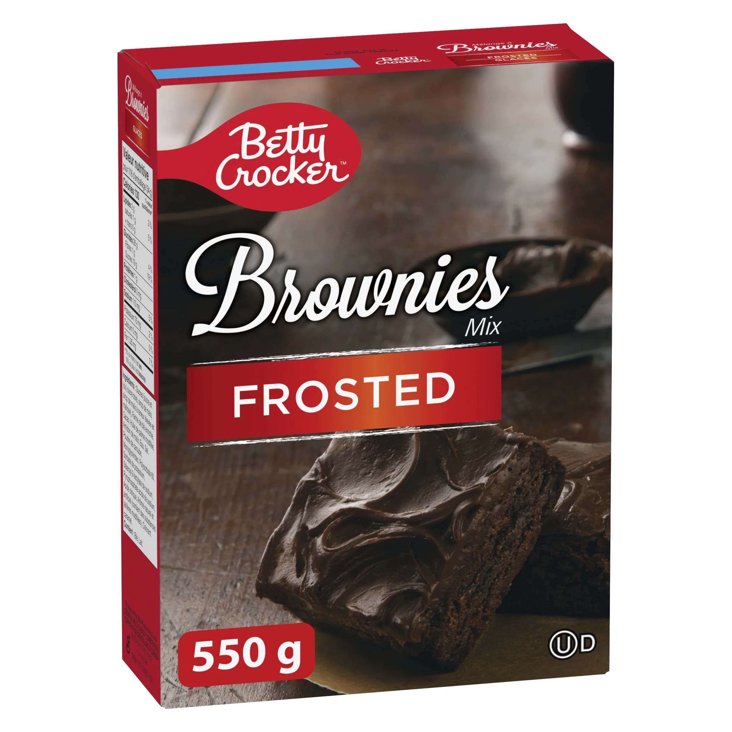 Betty Crocker Chocolate Brownies Baking Mix with Chocolate Frosting, 550g | Walmart (CA)