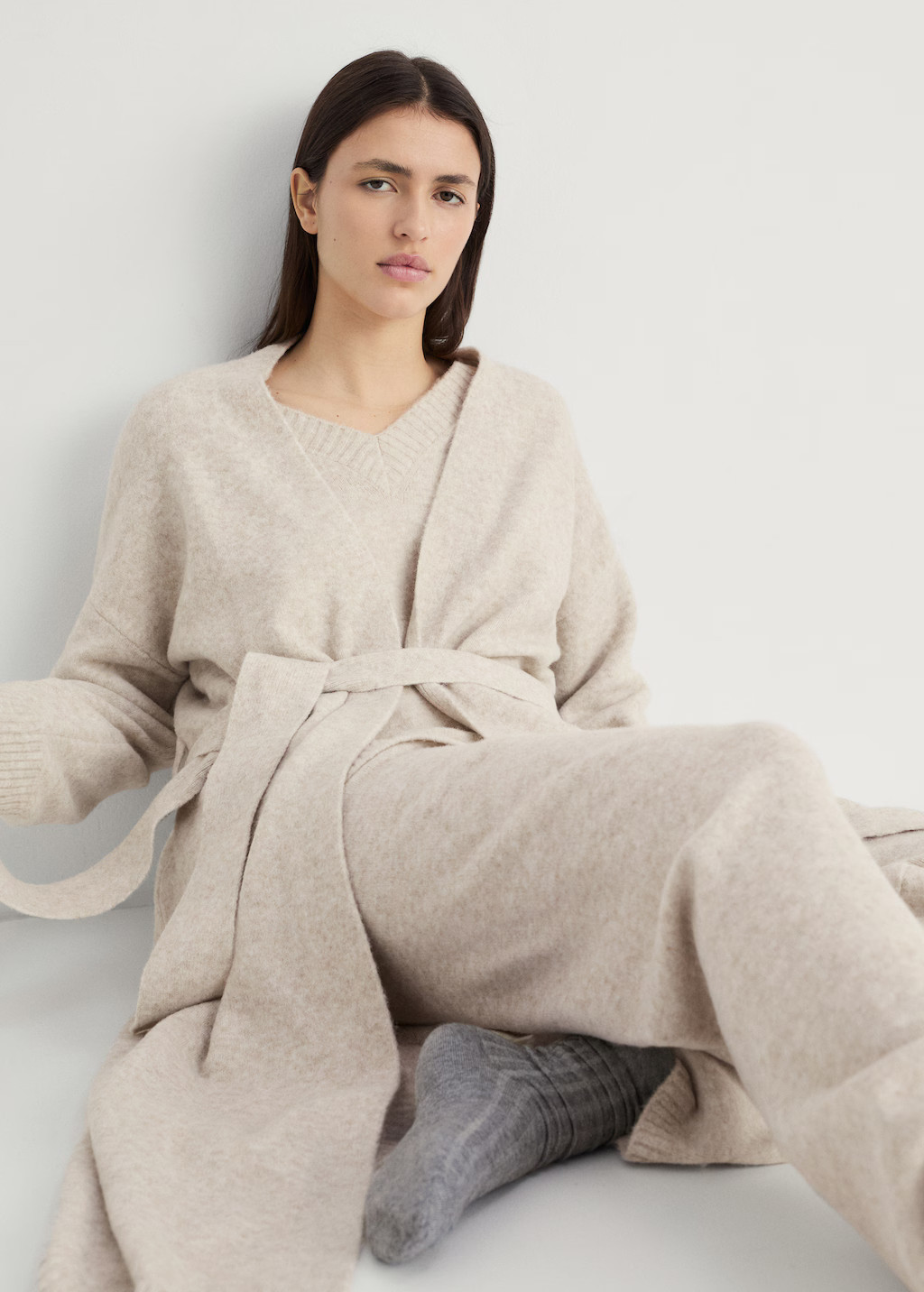 Long knitted cardigan | Mango (US/MX/AU)