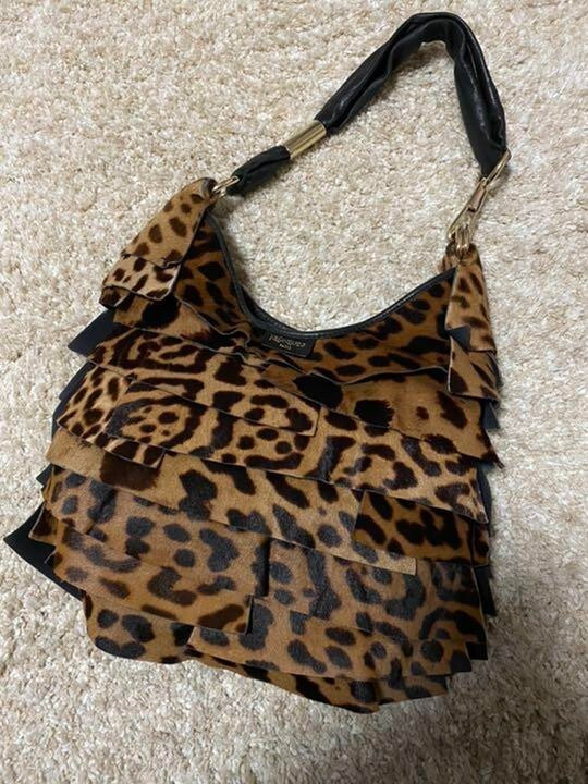 Yves Saint Laurent Ruffle Leopard One Shoulder Bag USED 202410M  | eBay | eBay US