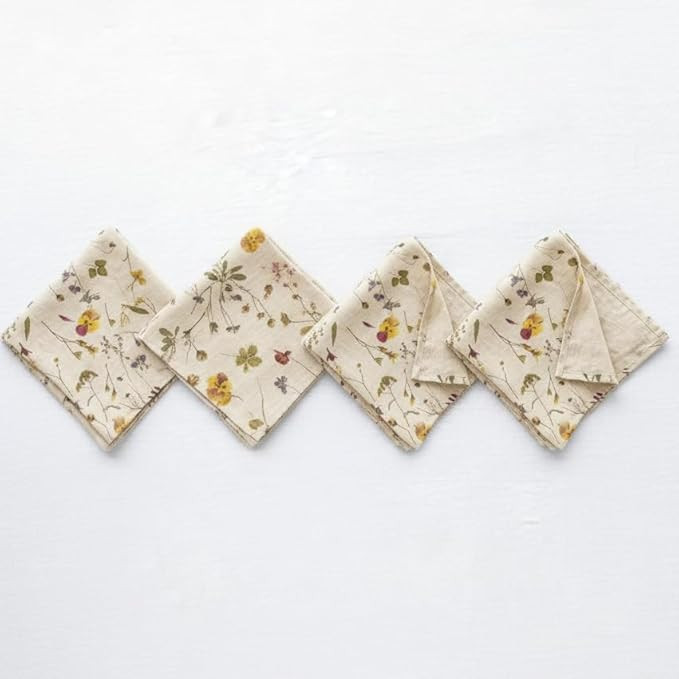 MagicLinen 100% Linen Napkins - Reusable Kitchen Cloth Napkins for Everyday Use - Eco friendy Din... | Amazon (US)