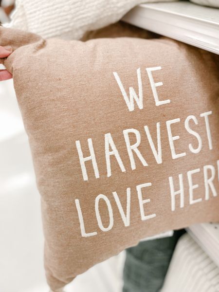 We harvest love here throw pillow at target 
