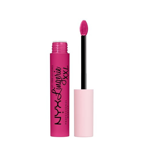 NYX PROFESSIONAL MAKEUP Lip Lingerie XXL Matte Liquid Lipstick - Pink Hit (Cool Toned Hot Pink) | Amazon (US)