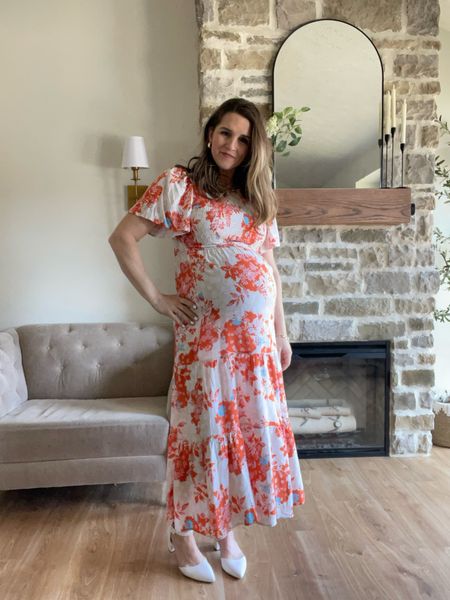 Maternity. This spring dress also works well for summer.

#LTKbaby #LTKbump #LTKfindsunder50