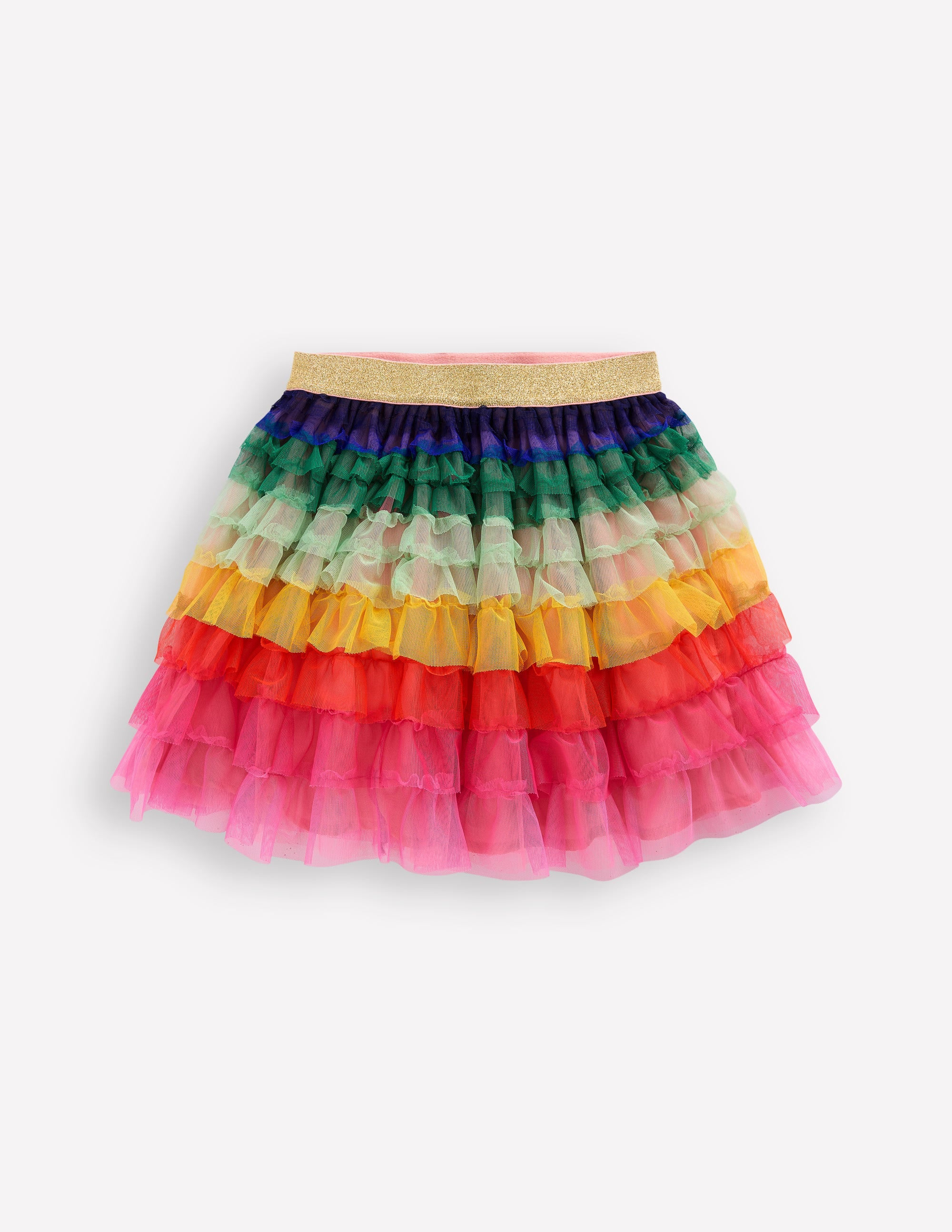 Tiered Tulle Skirt-Rainbow | Boden (US)