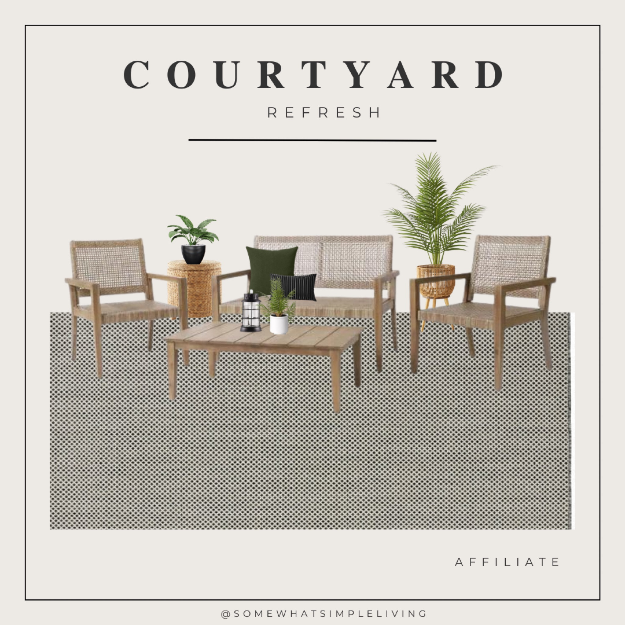 Our patio refresh with the perfect furniture for less than $200!!! 

#LTKhome #LTKxTarget