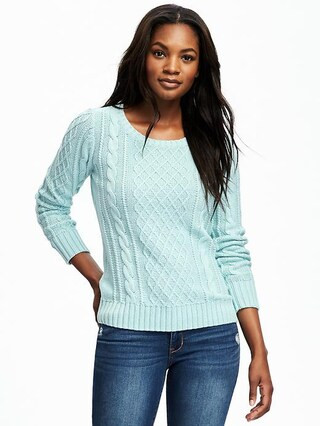 Classic Cable-Knit Sweater for Women | Old Navy US