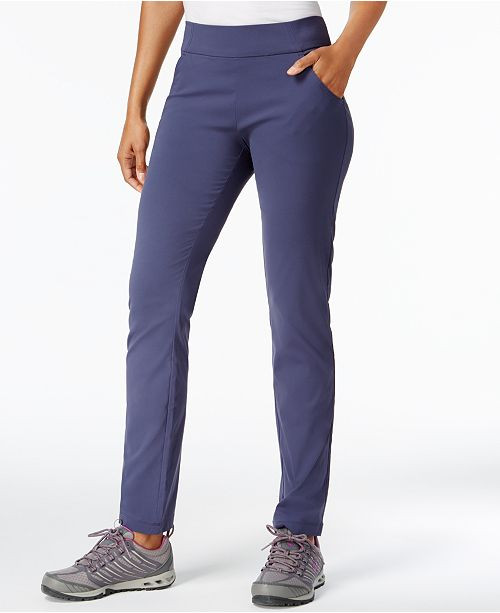 Anytime Pull-On Straight Leg Pants | Macys (US)