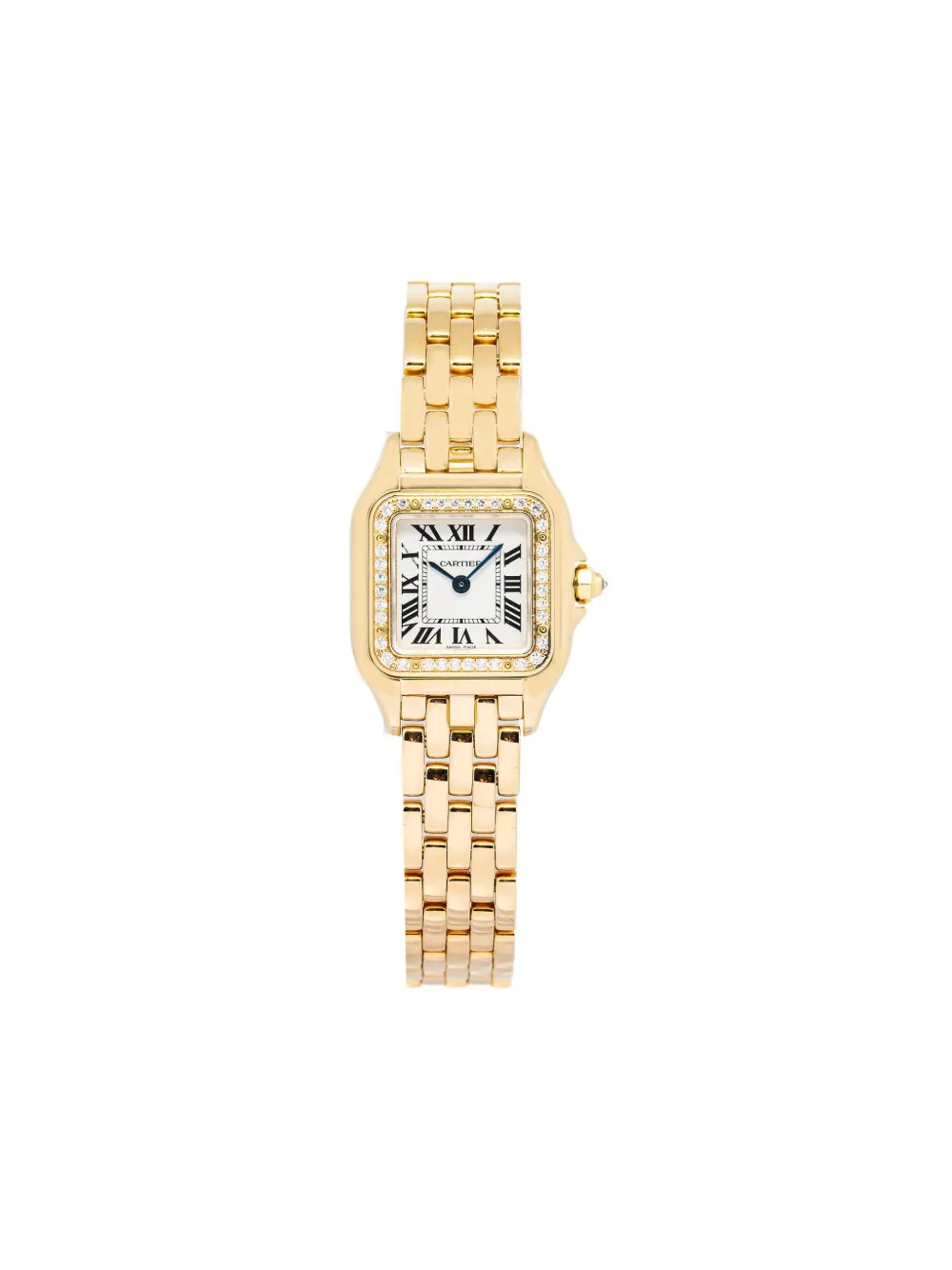 Cartier 18kt Yellow Gold Diamond Panthere 22mm | White | FARFETCH UK | Farfetch Global