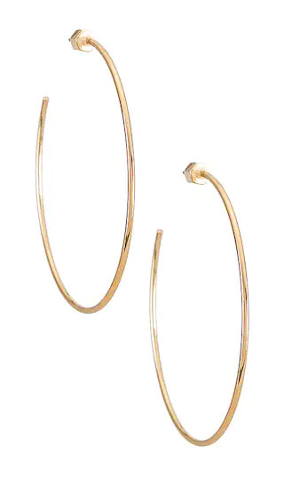 Rylan Hoop in Gold | Revolve Clothing (Global)