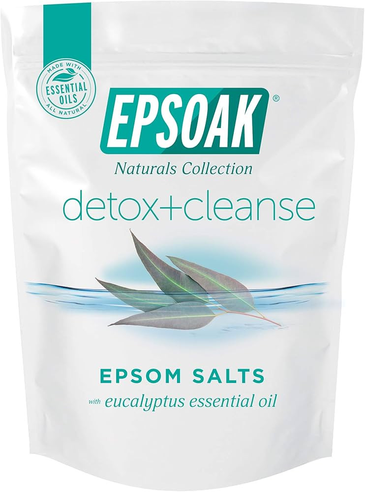 Epsoak Epsom Salt 2 lbs - Detox + Cleanse Bath Salts | Amazon (US)