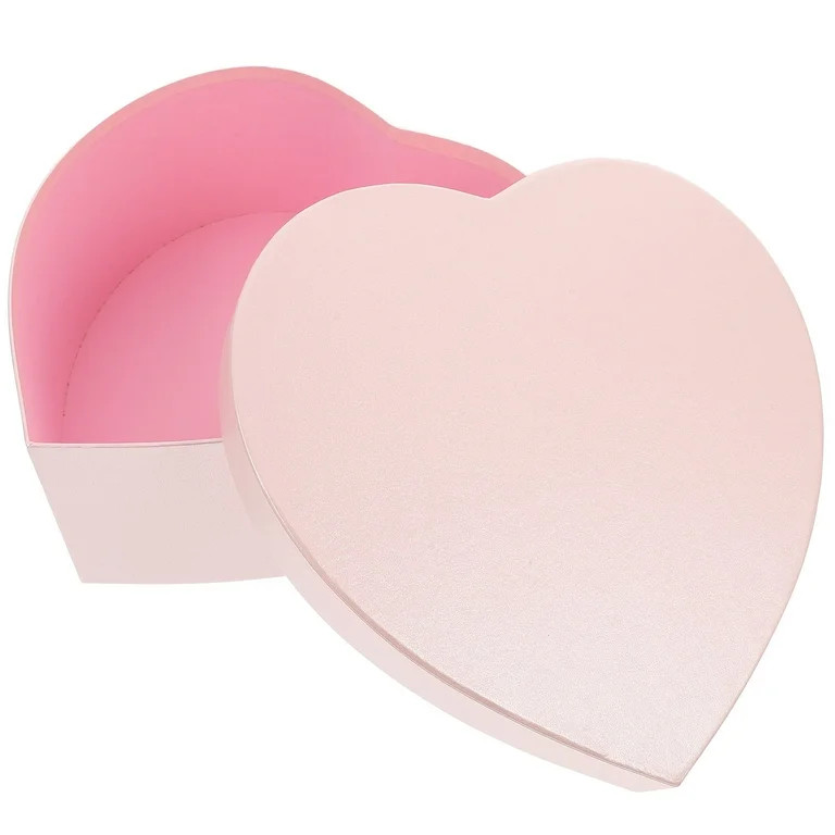 Heart Gift Box Presentation Gift Box Candy Box with Lid Heart Shaped Box Jewelry Storage Box | Walmart (US)