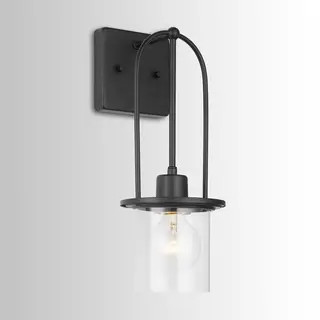 1-light Matte Black Wall Sconce | Bed Bath & Beyond