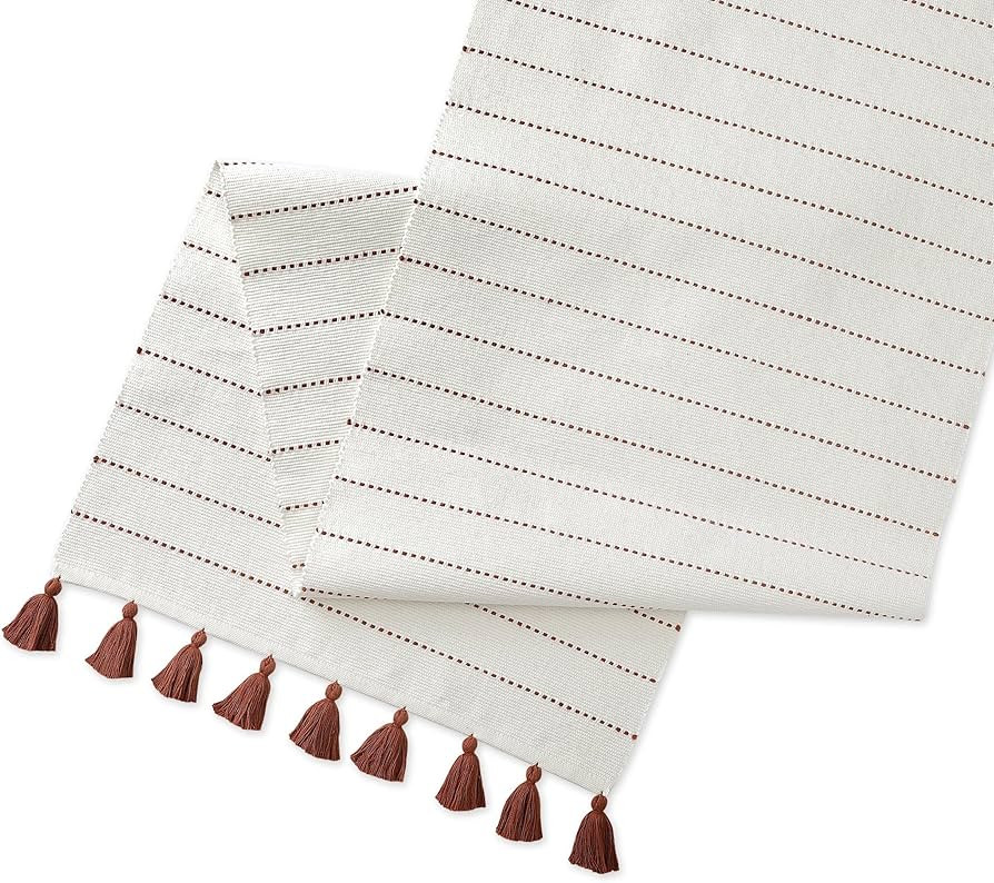 Folkulture Fall Table Runner 90 Inches Long for Fall Décor, 100% Cotton Thanksgiving Table Runne... | Amazon (US)