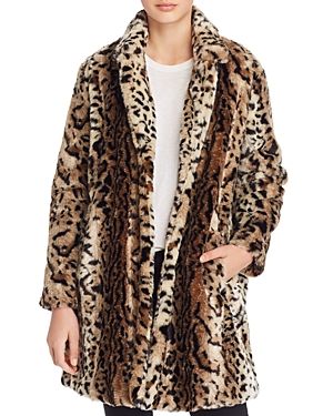 Bb Dakota Bradshaw Leopard Print Faux Fur Coat | Bloomingdale's (US)