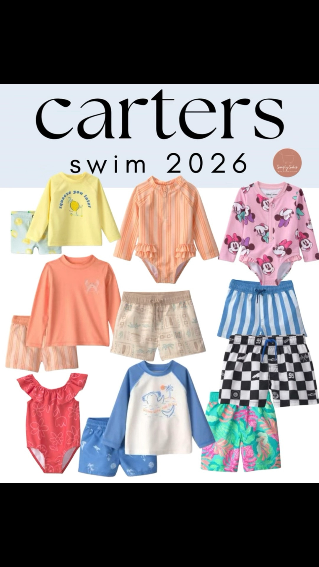 Carter’s Swim 2026 50% off site-wide ☀️ kids swimwear, rashguards, and matching swim sets
Carter’s always has the cutest swim for babies, toddlers, and kids and this sale is perfect timing for spring break, beach trips, and pool days. Tons of rashguard sets, one-piece swimsuits, and bright swim trunks. I love the rashguard options for extra sun coverage too. Great time to grab sizes before summer styles start selling out.
Carter’s swimwear kids swimwear baby swimwear toddler swimwear kids rashguards rashguard swim sets boys swim trunks girls swimsuits matching kids swim sets spring break outfits for kids kids beach outfits pool day outfits for kids

@Carters 

#LTKBaby #LTKmomlife #LTKKids