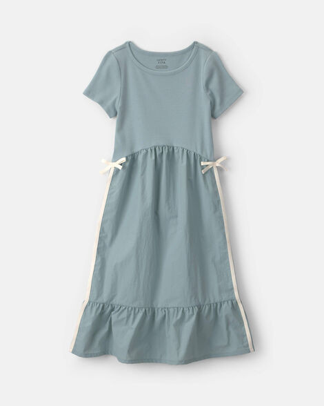 Girls Bow Midi Dress - Blue | Carter's | Carter's Inc
