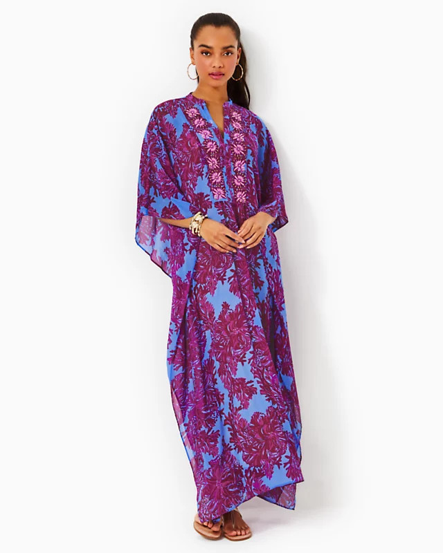 Julieta Embellished Maxi Caftan | Lilly Pulitzer | Lilly Pulitzer