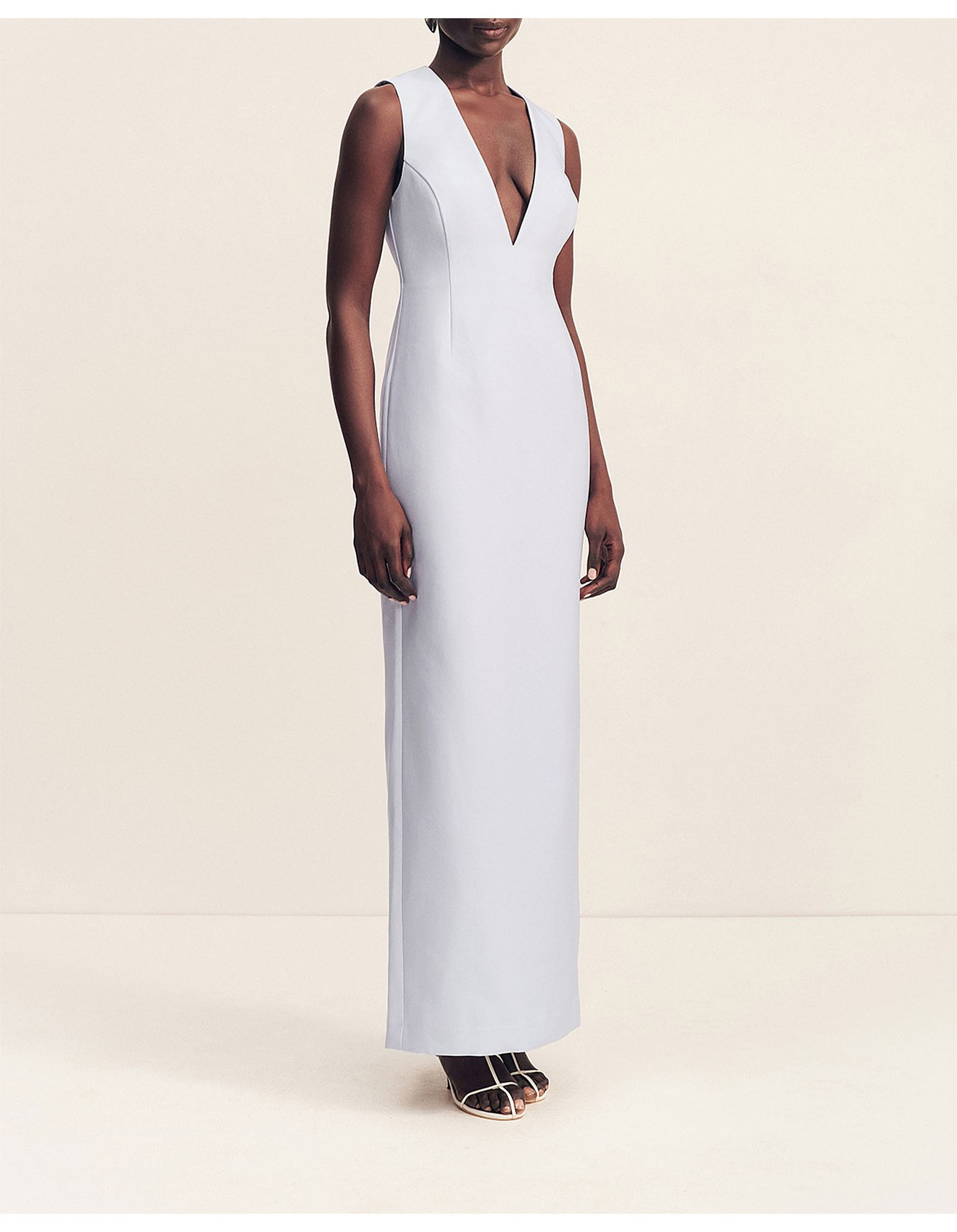 Otis Plunged Fitted Maxi Dress | David Jones (Australia & New Zealand)