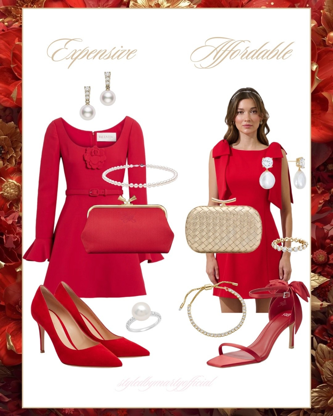 Expensive or Affordable? - Feminine Holiday Outfit Ideas



Holiday outfit, holiday dress, holiday fashion, Christmas dress, christmas party outfit, Christmas outfit, red Christmas, red dress, pink mini dress, feminine style, classy outfit, red outfit, red pumps, red bow heels, pearl necklace, gold clutch bag, party wear, elegant outfit 

#LTKHoliday #LTKootd #LTKSaleAlert