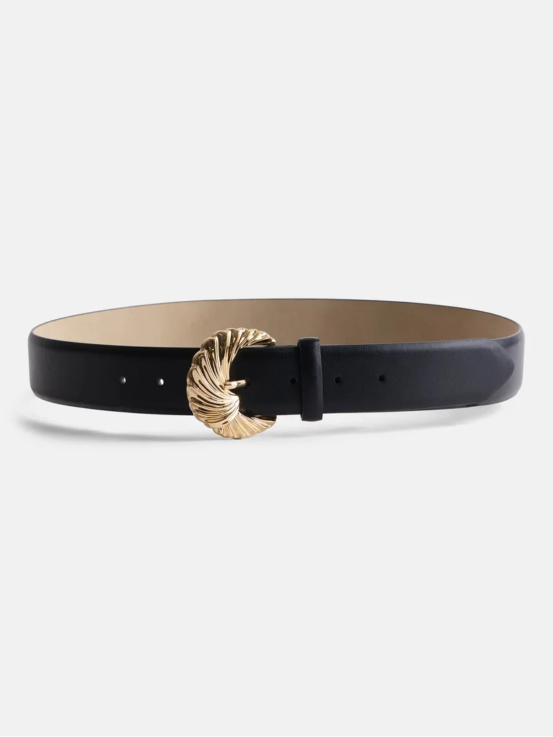 Devil Wears Prada Scoop Collection Women's Ornate Buckle Belt, Black, Sizes S-3XL | Walmart (US)