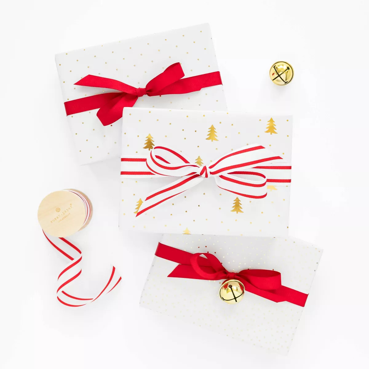 Trio Gift Wraps Gold/White - Sugar Paper + Target | Target