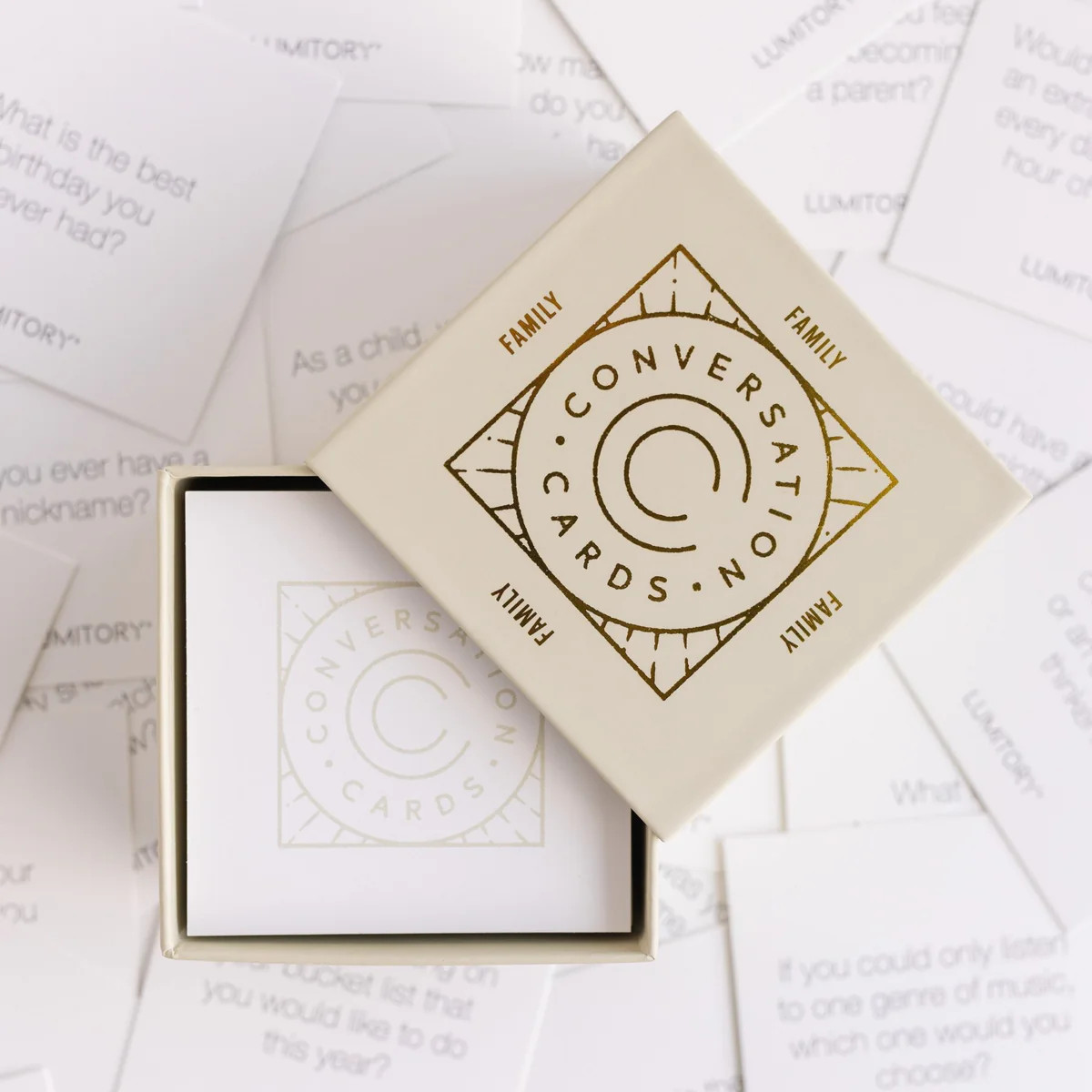Family Conversation Cards - Family Conversation Starter Game | Lumitory