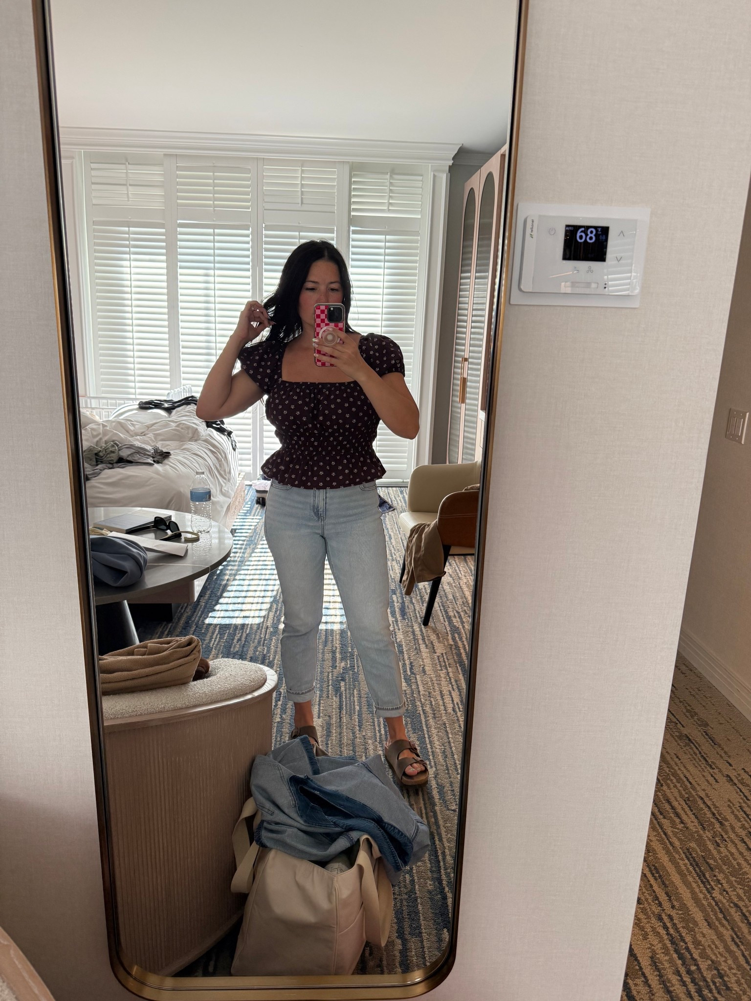 Cute and casual mom fit from @American Eagle Outfitters and @Target 

#LTKootd #LTKmomlife #LTKdayinmylife