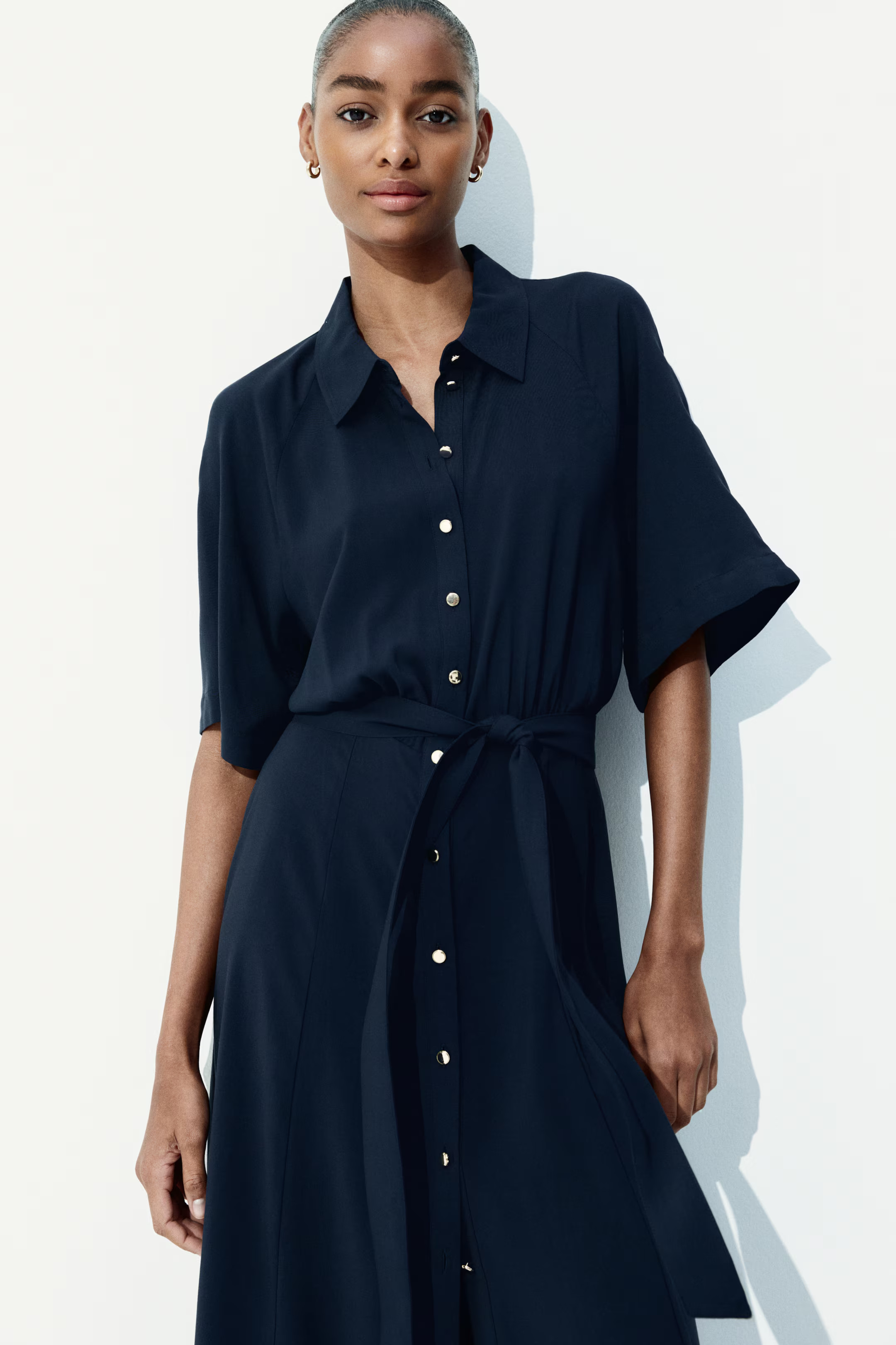 Tie-belt Shirt Dress | H&M (US + CA)