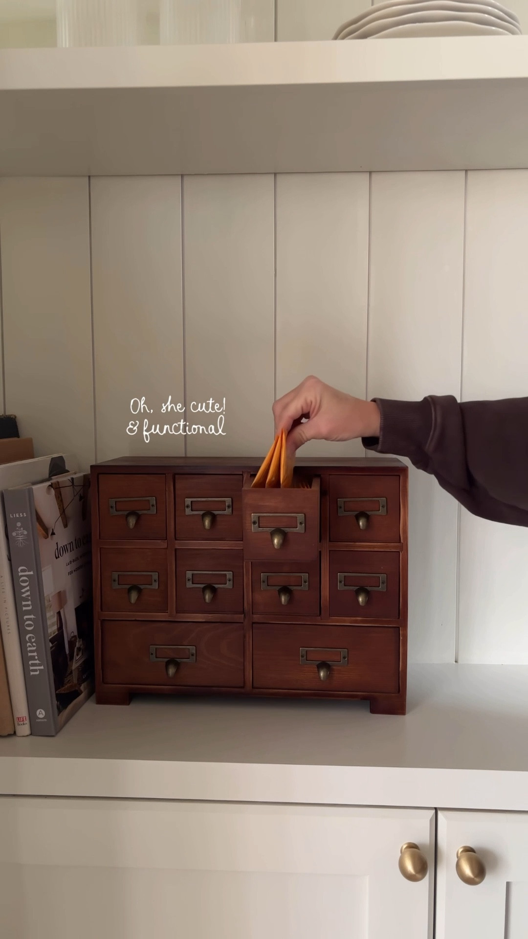 When it screams vintage but arrives with two day shipping. This apothecary cabinet is my favorite Amazon home find. 

#LTKSeasonal #LTKHome