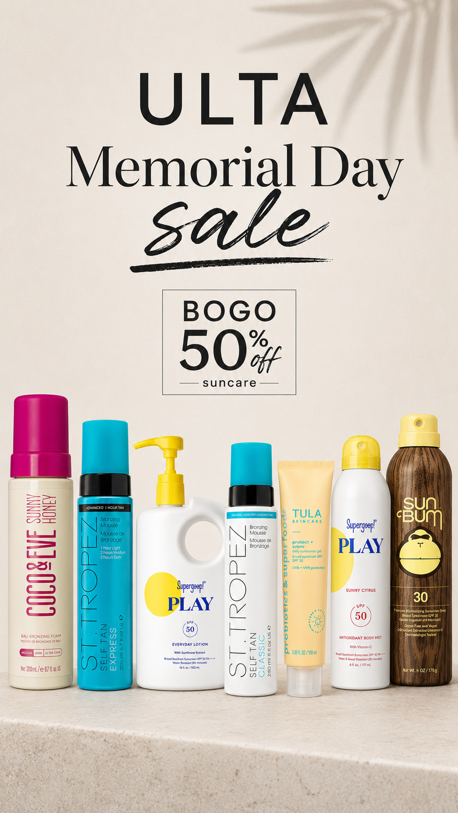 Buy one get one 50% off suncare at Ulta!  

 #LTKSeasonal #LTKSaleAlert #LTKBeauty