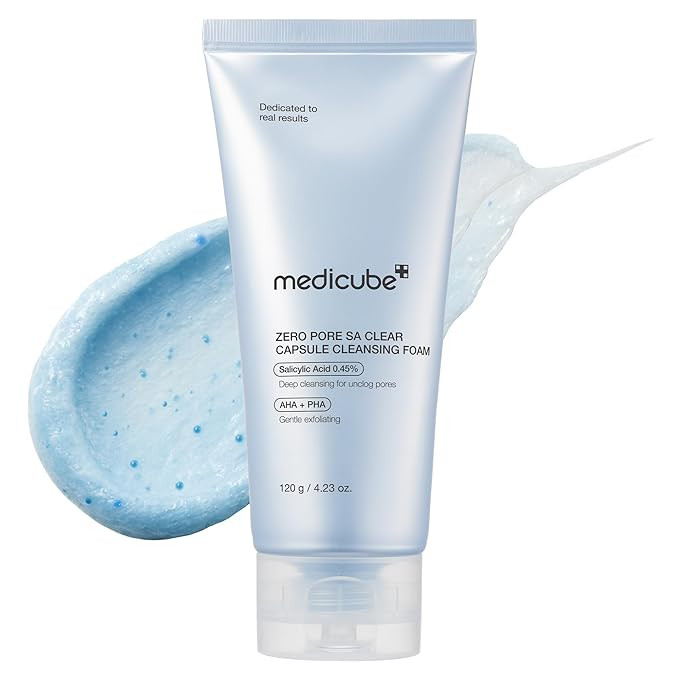 medicube Zero Pore Clear Blue Capsule Facial Deep Cleanser for Skin Texture, Blackhead & Pore Car... | Amazon (US)
