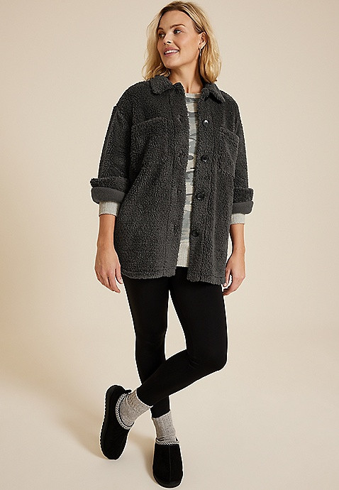 Sherpa Shacket | Maurices