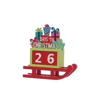 Sleigh Christmas Countdown Tabletop Décor by Ashland® | Michaels Stores