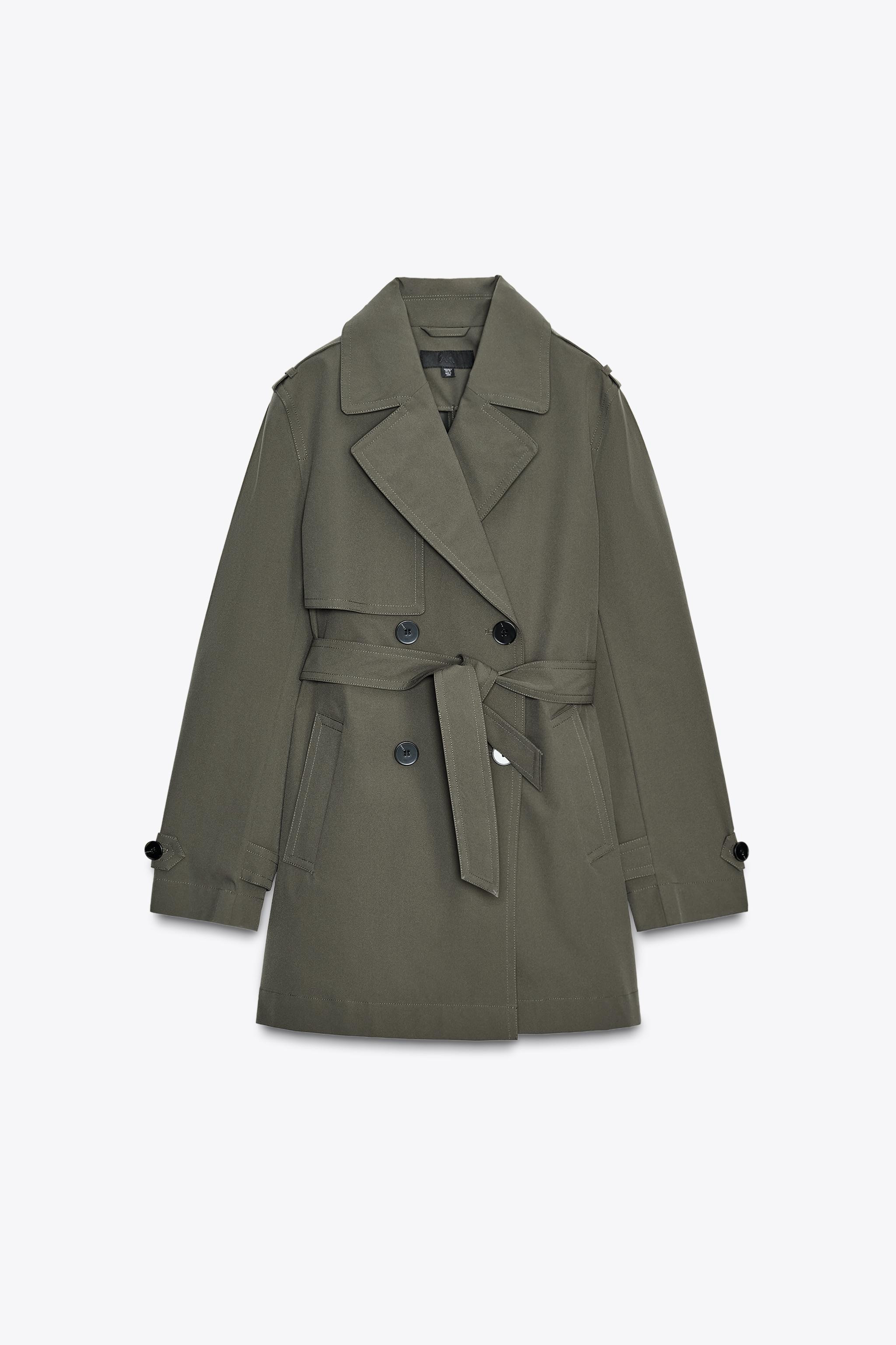 DOUBLE-BREASTED WATER REPELLENT WINDPROOF TRENCH COAT | Zara UK
