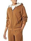 Amazon Essentials Men's Sherpa-Lined Full-Zip Hooded Fleece Sweatshirt | Amazon (US)