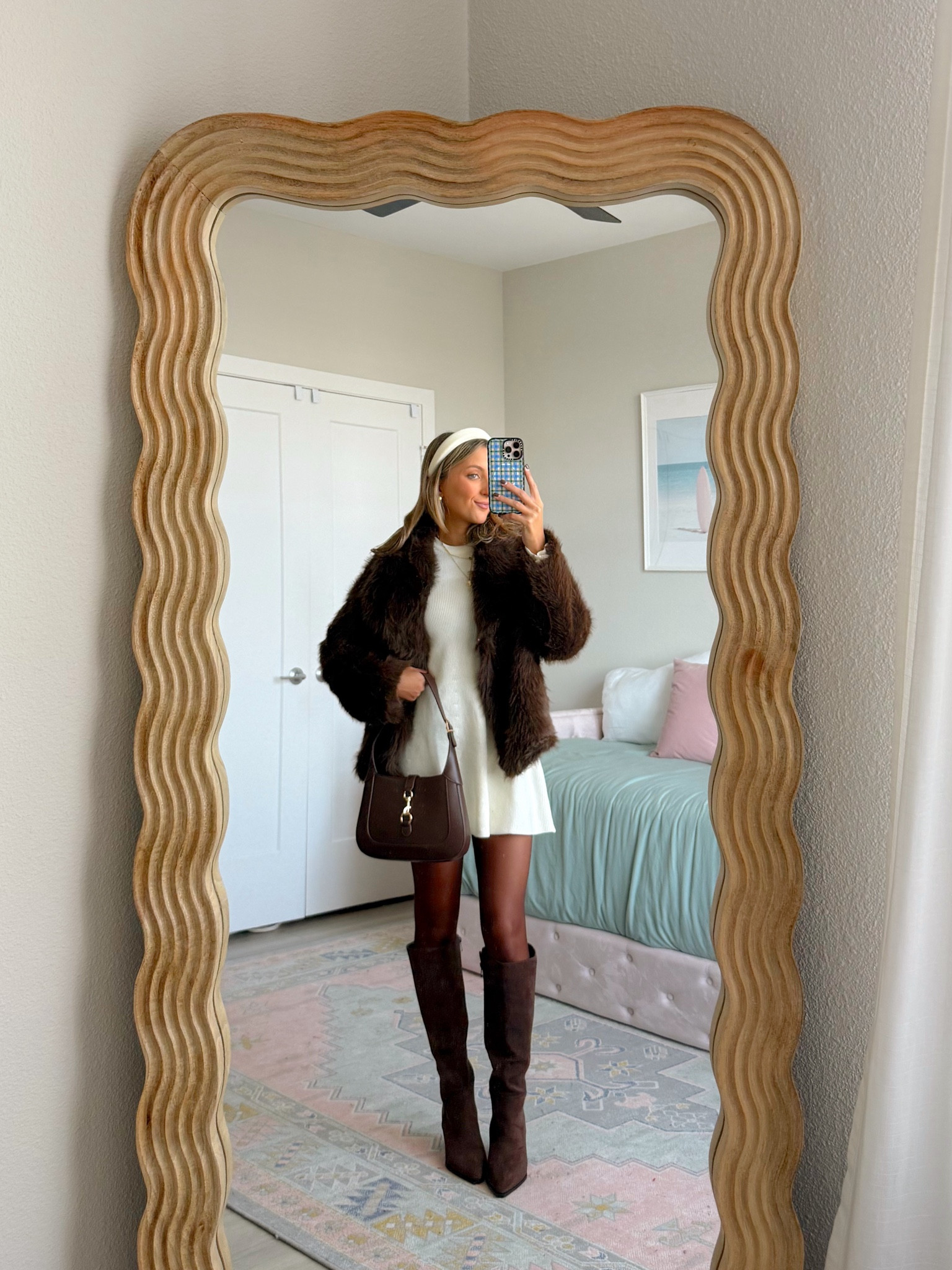 amazon holiday outfit idea / christmas party outfit idea ❤️🎄 wearing an XS in this sweater dress 

#LTKHoliday #LTKootd