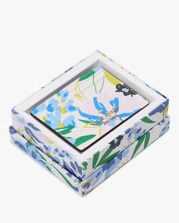 Boxed Madison Floral Small Slim Card HolderComparable Value$99$35(65% off)  $28.00 with EXTRA 20%... | Kate Spade Outlet
