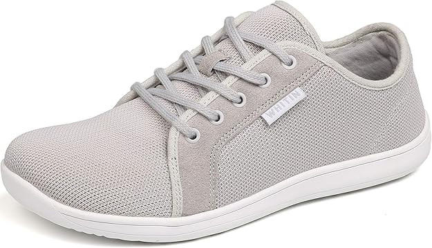 WHITIN Women's Knit Barefoot Minimalist Sneakers- Lace Up Wide Fit | Amazon (US)