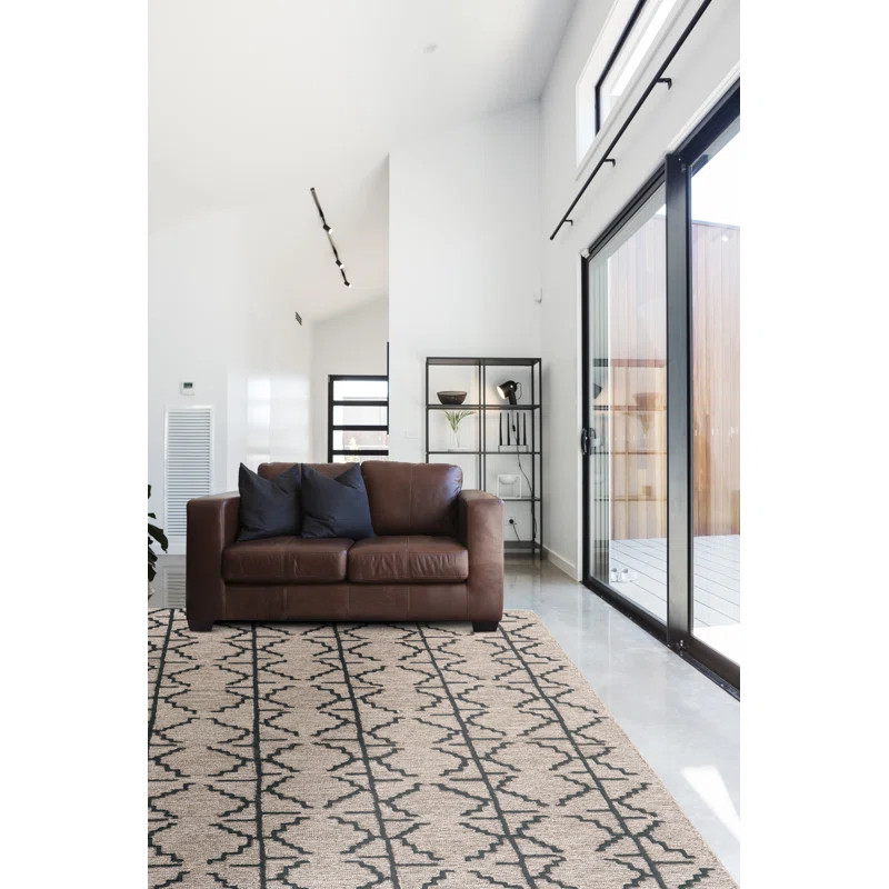 Caputo Handmade Hand Tufted Warm Taupe Rug | Wayfair North America