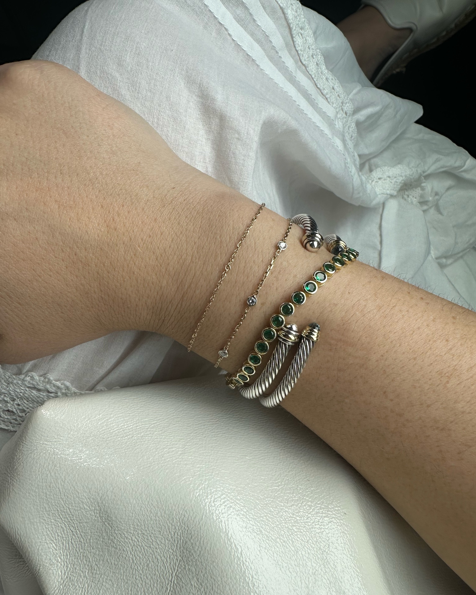 Everyday bracelets #davidyurman #bracelets #jewelry