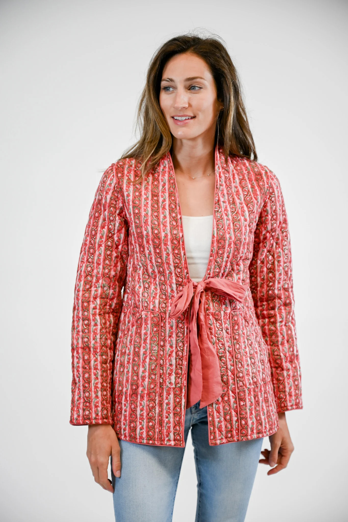 Lennox Jacket | Cranberry | Victoria Dunn LLC