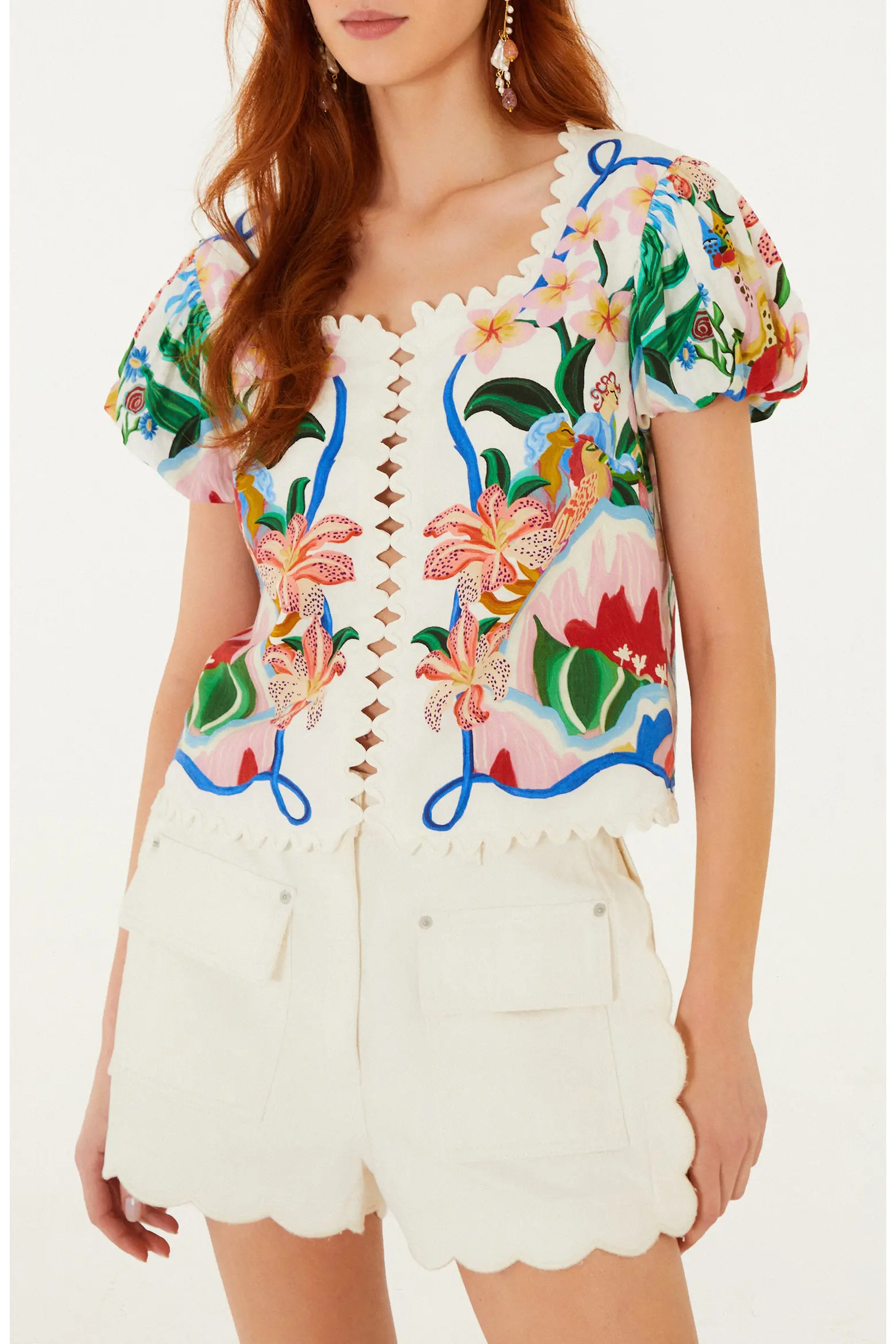 Garden of Life Floral Print Blouse (Women) | Nordstrom | Nordstrom